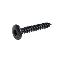 Vis de penture étoile ac zingué noir 6x30 x200