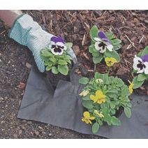 Feutre anti-mauvaises herbes basic 1,5x6m noir 30g/m²