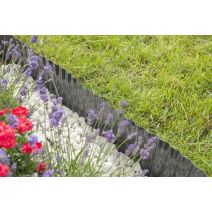 Bordure à gazon anthracite 9x0,15m