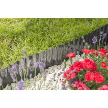 Bordure à gazon anthracite 9x0,2m