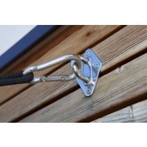 Mousqueton pour voile d'ombrage adria
