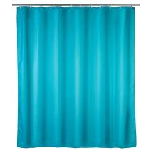 Rideau de douche 180x200bleu clair anti moisissure