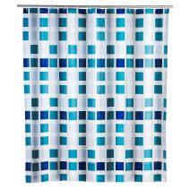 Rideau de douche 180x200 peva mosaique