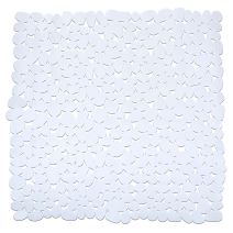 Tapis antidérapant pour douche paradise blanc 54x54 cm