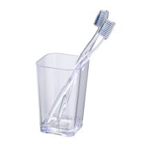 Gobelet brosse à dents Candy plastique transparent - WENKO