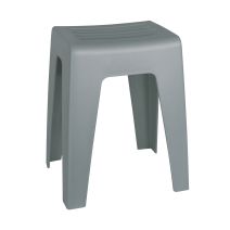 Tabouret salle de bain kumba gris