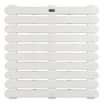 Tapis de douche in/outdoor 55x55x3 blanc