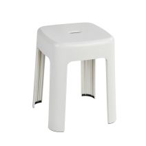 Tabouret salle de bain alaska blanc