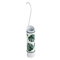 Saturateur ronde blanc avec feuilles