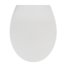 Abattant samos blanc easy close duroplas