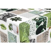 Nappe toile cirée sup evergreen 1,4x20m