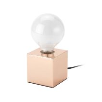 Lampe Touch Ludvig 8,5x8,5x8,5cm 40W Cuivré - MATHIAS