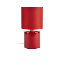 Lampe nina rouge d12 h23,5