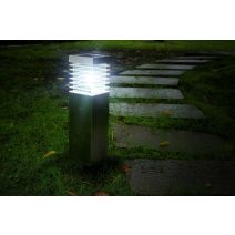 Borne solaire inox
