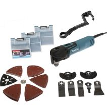 Découpeur-ponceur multifonction 320w ( kit d'accessoires)