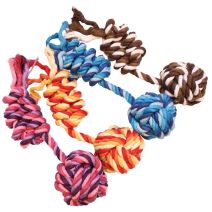 Balle +corde cotton 25cm