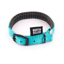 Collier confort 10-30 turquoise