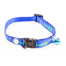 Collier fish star 10-25/35 bleu fishbonestar