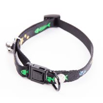 Collier fish star 10-25/35 noir fishbonestar