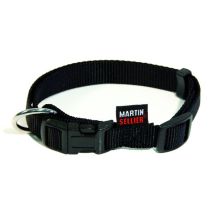 Collier nylon réglable 16-30/45 noir