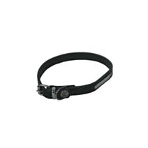 Collier rive 10/30 noir cuir vachette