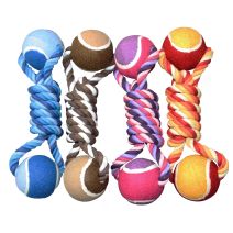 Corde+2 balles tennis 25cm