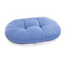 Coussin ovale ouatine 45cm noir