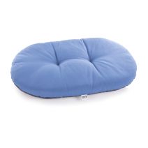 Coussin ovale ouatine 65cm noir