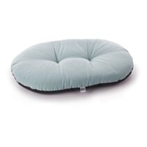 Coussin ovale ouatine 87cm marron