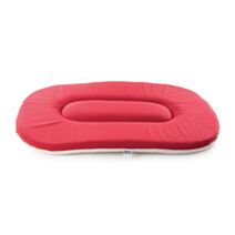 Coussin ovale plat 60cm jaune