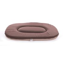 Coussin ovale plat 80cm beige