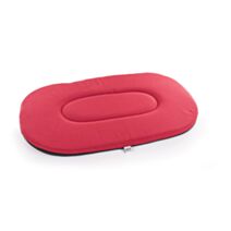 Coussin ovale plat 90cm jaune