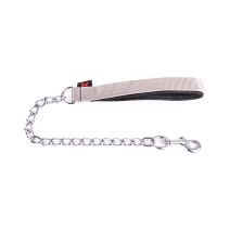 Laisse chaîne t/fte nylon 30-60 gris