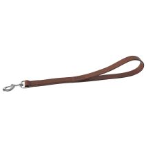 Laisse doublé bords arrondis 2 cuir vachette