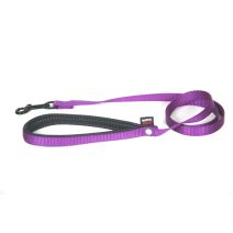 Laisse nylon conf 16-120 mauve