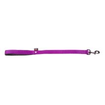 Laisse nylon doublé 25-60 mauve