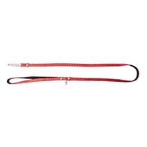 Laisse pois xs 10-100 rouge bicolore