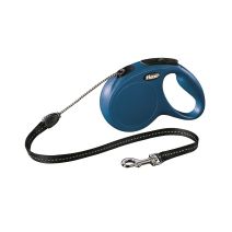 Laisse sangle Newclassic cordon 5m bleu - FLEXI
