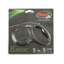 Laisse sangle Newclassic cordon 5m noir - FLEXI