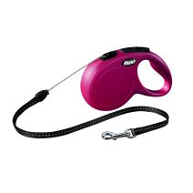Laisse sangle Newclassic cord s 8m rouge