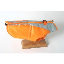 Manteau martin orange/gris