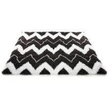 Rouleau anti-dérapant petbed 10x0.75 ethnic noir/blanc