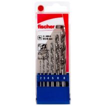 Coffret 6 mèches acier hss-g ø 2-8 extra