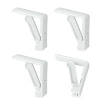 4 fixe-nappe plast. épais. jusqu'à 4,5cm