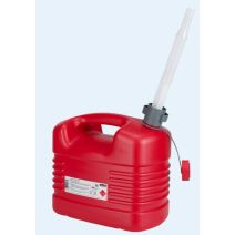Jerrycan carburant 10 l, en pe, avec fla