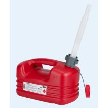 Jerrycan carburant 5 l, en pe, avec fla