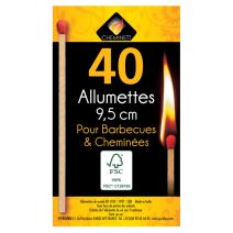 Allumette x40 9,5cm