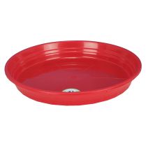 Soucoupe d35 rouge pour pot soleilla rond 50