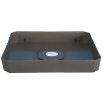 Plateau soleilla 28x28 gris pour soleilla 40x40 et h53 40x40