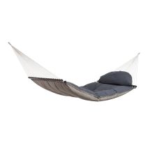 Hamac matelassé Fat Hammock taupe 187 x 140 cm - AMAZONAS